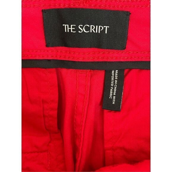 The Script Red Matilde Pants Size 0 NWT - Picture 6 of 7